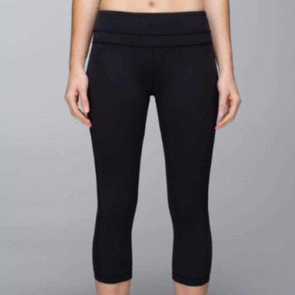 Lululemon Up The Pace Crop Leggings Black